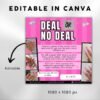 Deal Or No Deal Flyer For Nails Valentines - Image 3