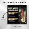 Beauty Models Wanted Flyer Models Needed Flyer Wanted - Image 3