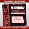 February Booking Flyer Valentines Day Hair Flyer February