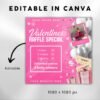 Raffle Flyer For Valentines Day DIY Flyer Template - Image 3