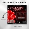 Raffle Flyer For Valentines Day DIY Flyer Template - Image 3