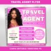 Travel Agent Flyer DIY E-Flyer Template Travel Flyer