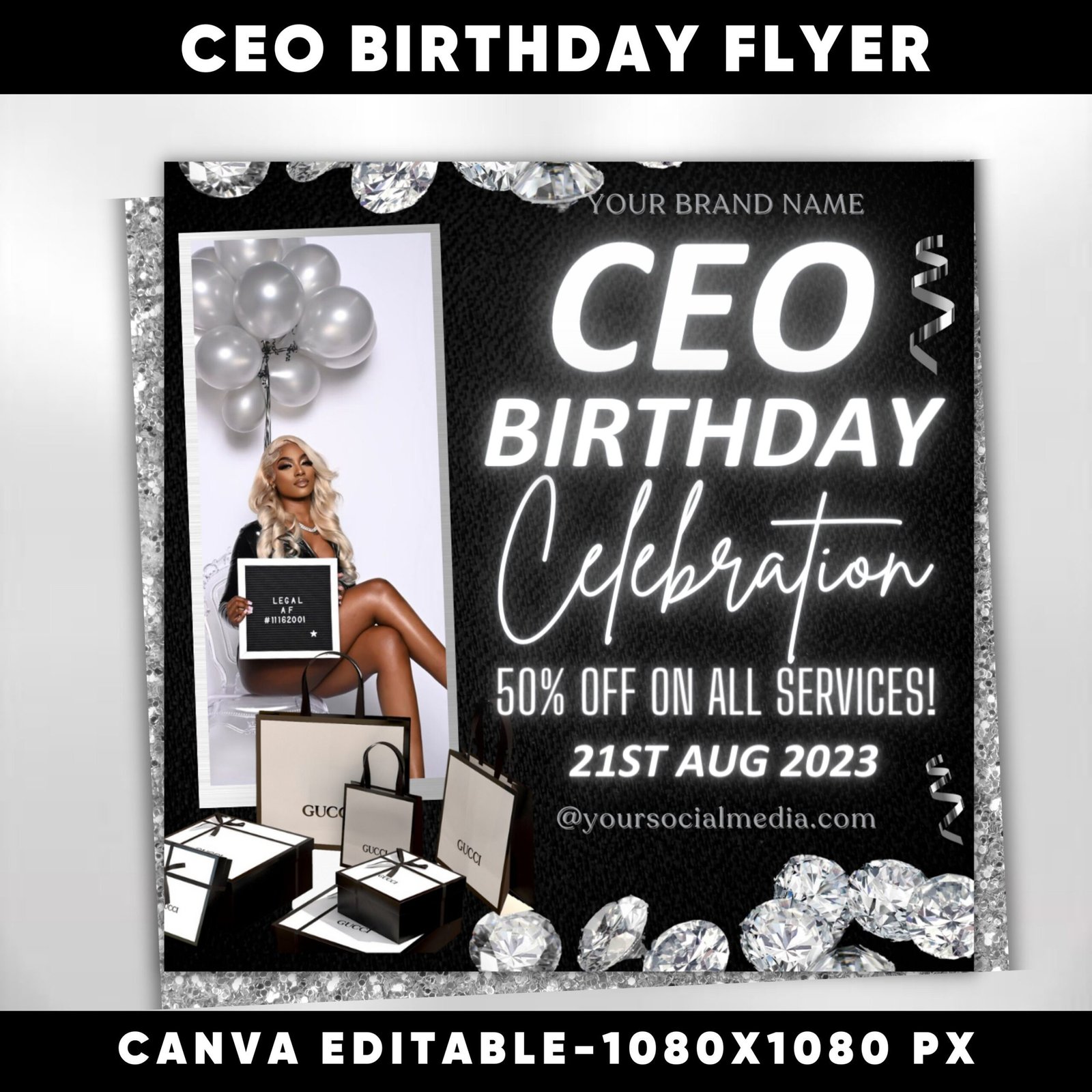 Ceo Birthday Flyer Birthday Flyer Celebration Flyer Birthday