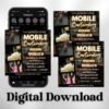 Mobile Bartending Flyer DIY Flyer Template Design Bar - Image 2