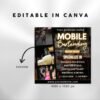 Mobile Bartending Flyer DIY Flyer Template Design Bar - Image 3