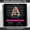 Ambassador Flyer Template Brand Ambassador Flyer Template Social