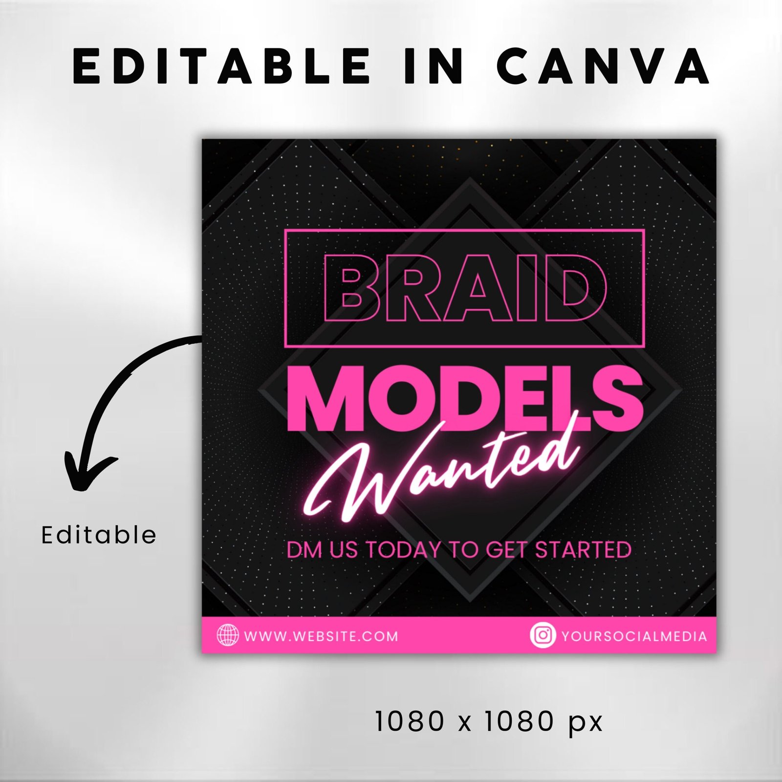 Models Wanted Flyer Beauty Models Needed Flyer Wanted - Image 3