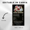 Money Bouquet Price List DIY Flyer Template Design - Image 3