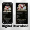 Money Bouquet Price List DIY Flyer Template Design - Image 2