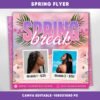 Spring Break Flyer Spring Booking Flyer Editable Spring
