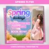 Spring Break Flyer Spring Booking Flyer Editable Spring