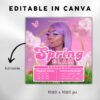 Spring Break Flyer March Bookings Editable Spring Glam - Image 3