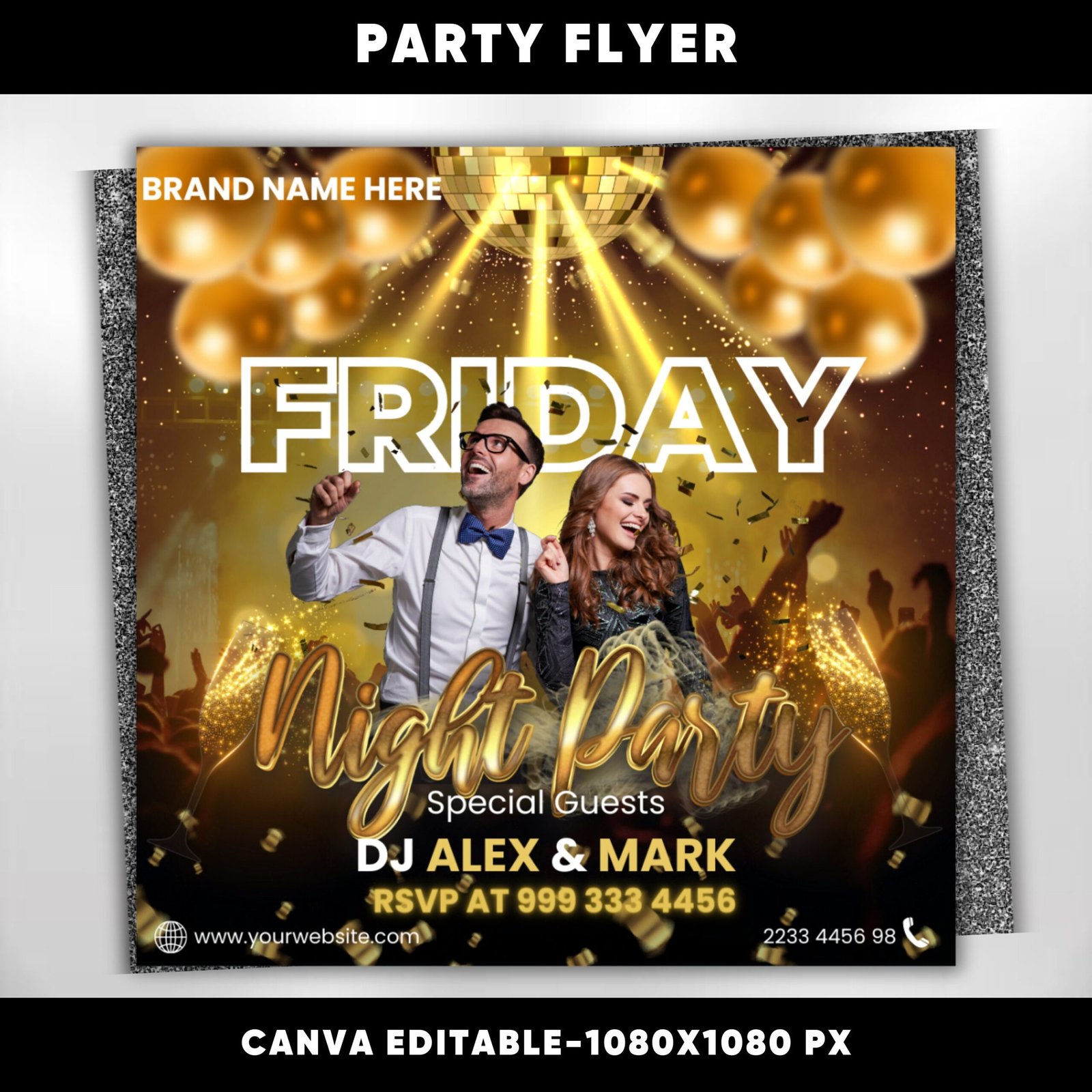 Club Flyer Template Event Flyer DIY Flyer Design