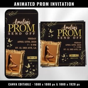 Prom Send Off Invitation Prom Invitation Flyer Prom