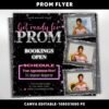 prom prom flyer booking flyer prom makeup flyer