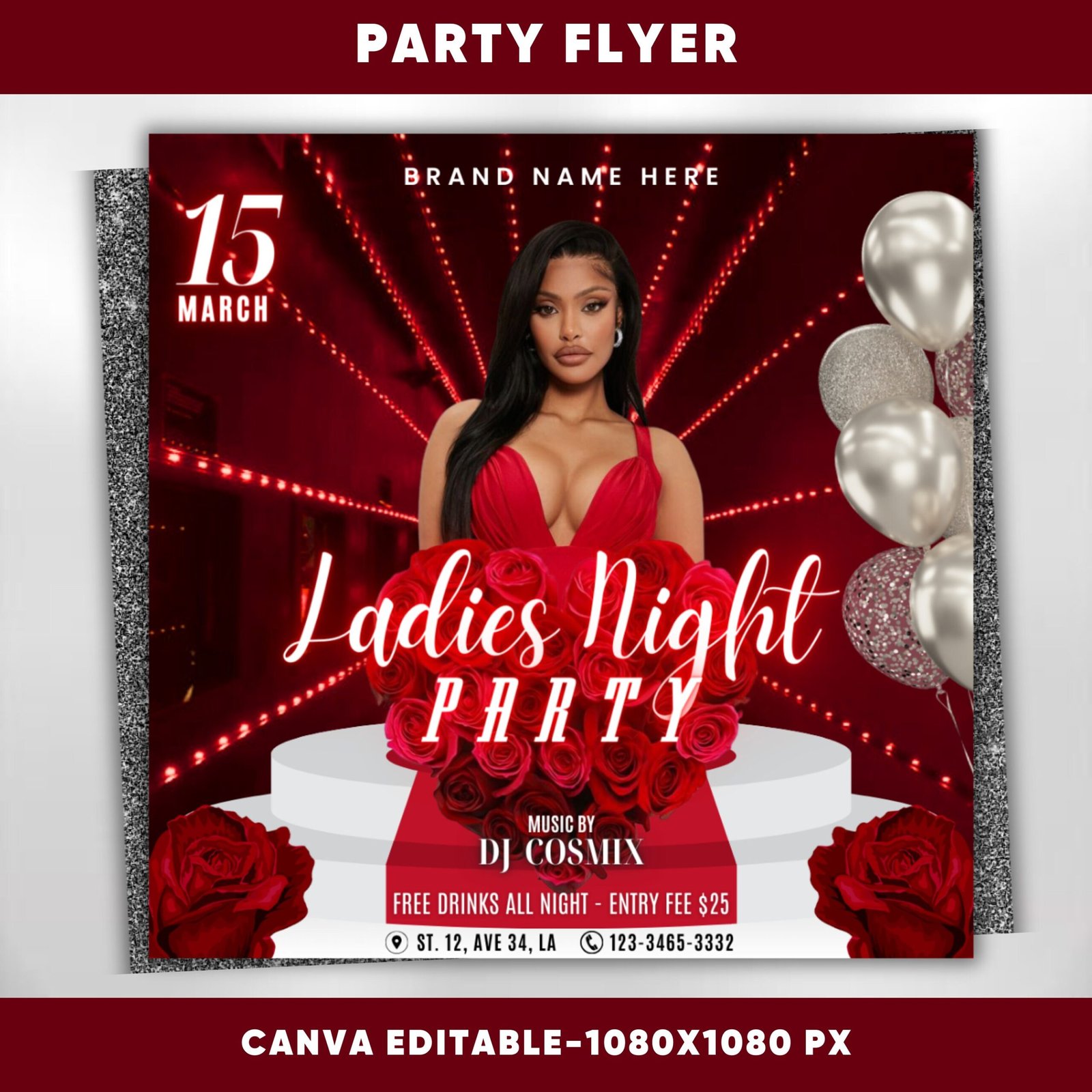 Club Flyer Template Event Flyer DIY Flyer Design