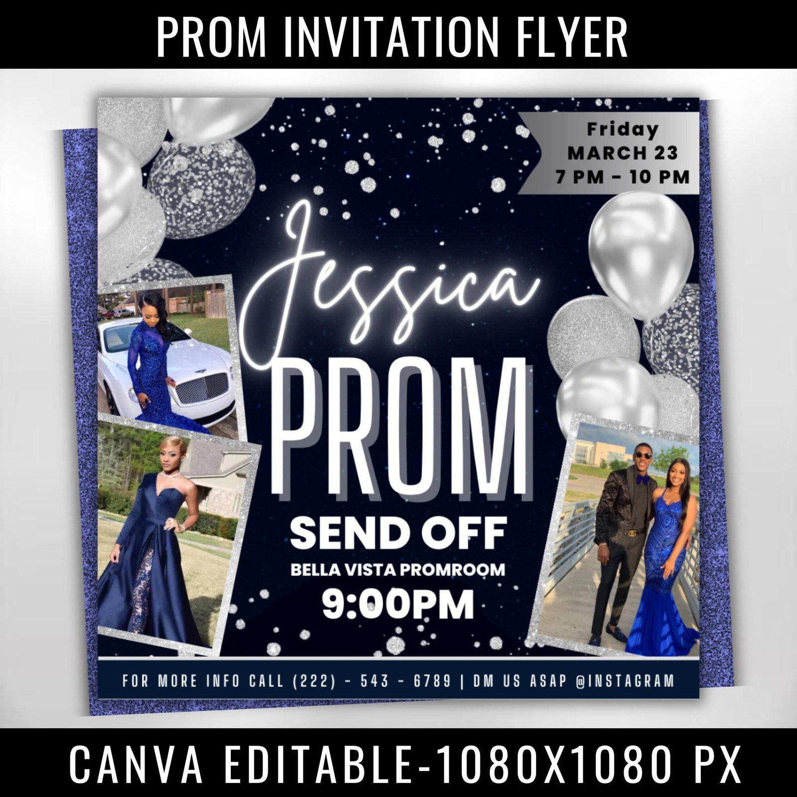 Prom Invitation Flyer Prom Event Flyer Prom Invitation
