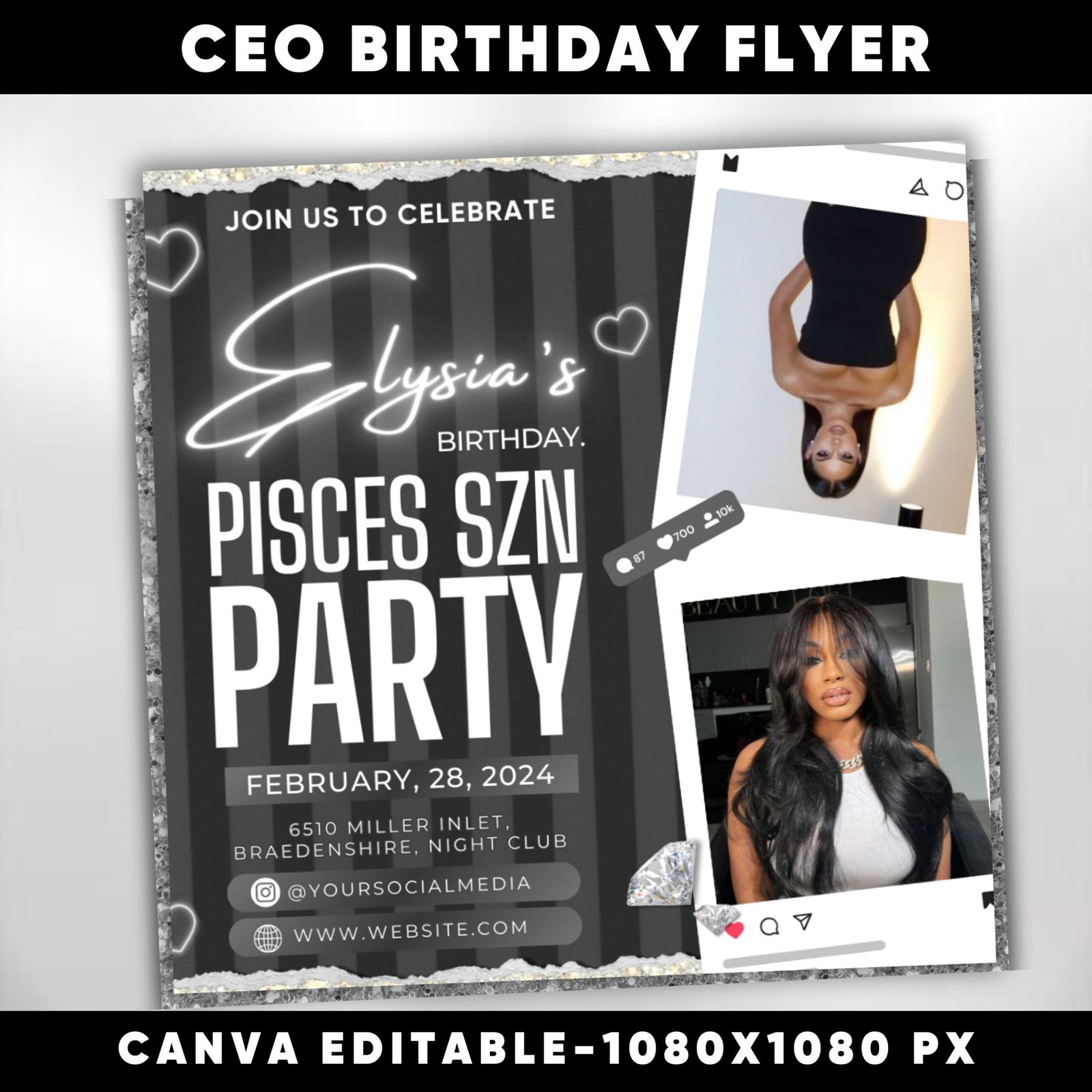 Ceo Birthday Flyer Birthday Flyer Celebration Flyer Birthday