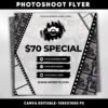 Photographer Flyer Editable Photoshoot Graduation Season Flyer Photography
