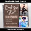 Photographer Flyer Editable Photoshoot Graduation Season Flyer Photography