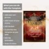 Prom Red Carpet Theme Flyer Prom Night Dance - Image 4