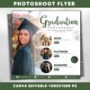 Photographer Flyer Editable Photoshoot Graduation Season Flyer Photography