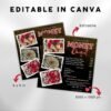 Money Bouquet Price List DIY Flyer Template Design - Image 3