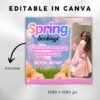 Spring Break Flyer Spring Booking Flyer Editable Spring - Image 3