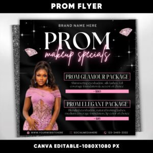 Prom Makeup Flyer Makeup Specials Flyer DIY Prom