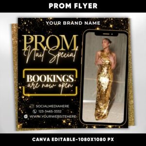 Prom Nail Flyer Nail Special Flyer Prom Flyer