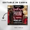 Prom Invitation Flyer Prom Event Flyer Prom Invitation - Image 3