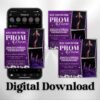 Prom Dress Flyer Purple Prom Dress Flyer Prom - Image 2