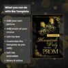 Prom Invitation Template Prom Masquerade Theme Flyer Prom - Image 4