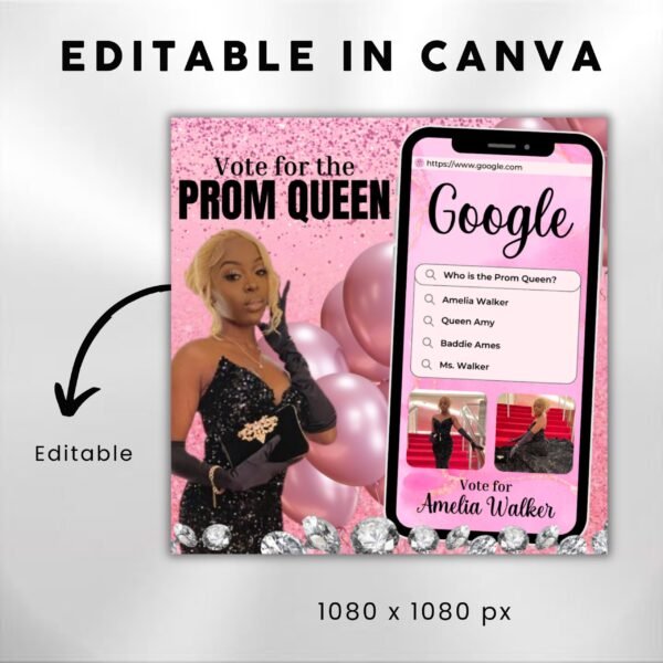 Vote For Prom Queen Flyer Prom Send Off - Image 3