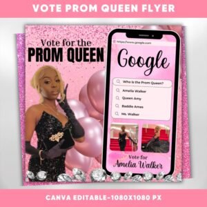 Vote For Prom Queen Flyer Prom Send Off