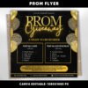 Prom Give Away Flyer Prom Sale Flyer Hairstylist