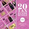 20 Tax Prep Bundle Editable Tax Prep Flyer