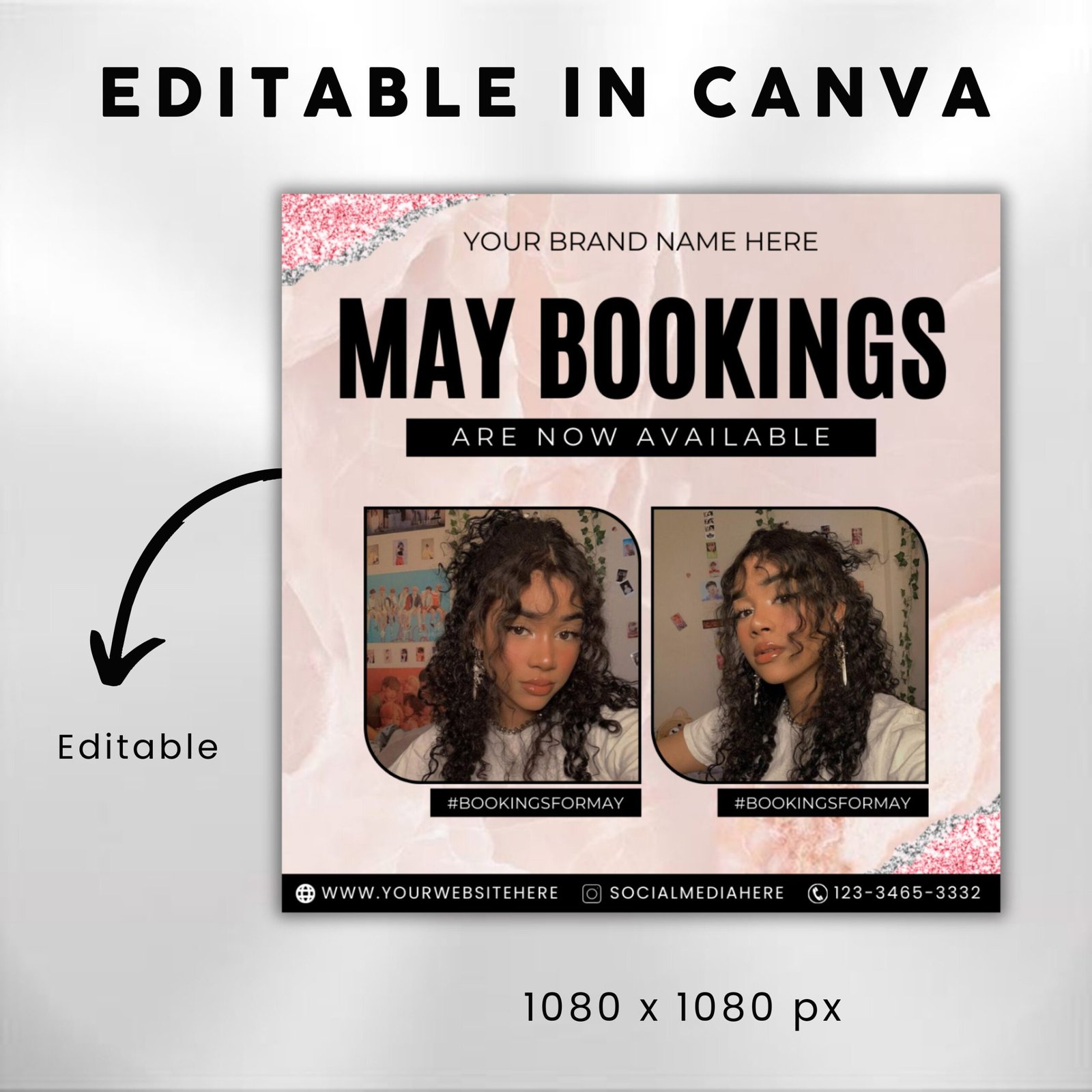 Mother's day Hair Lash MUA Sale flyer May - Image 3