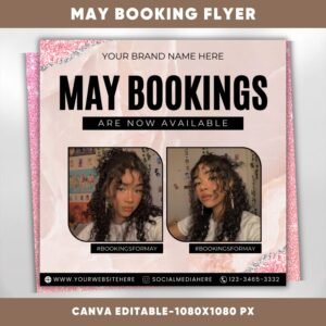 Mother's day Hair Lash MUA Sale flyer May