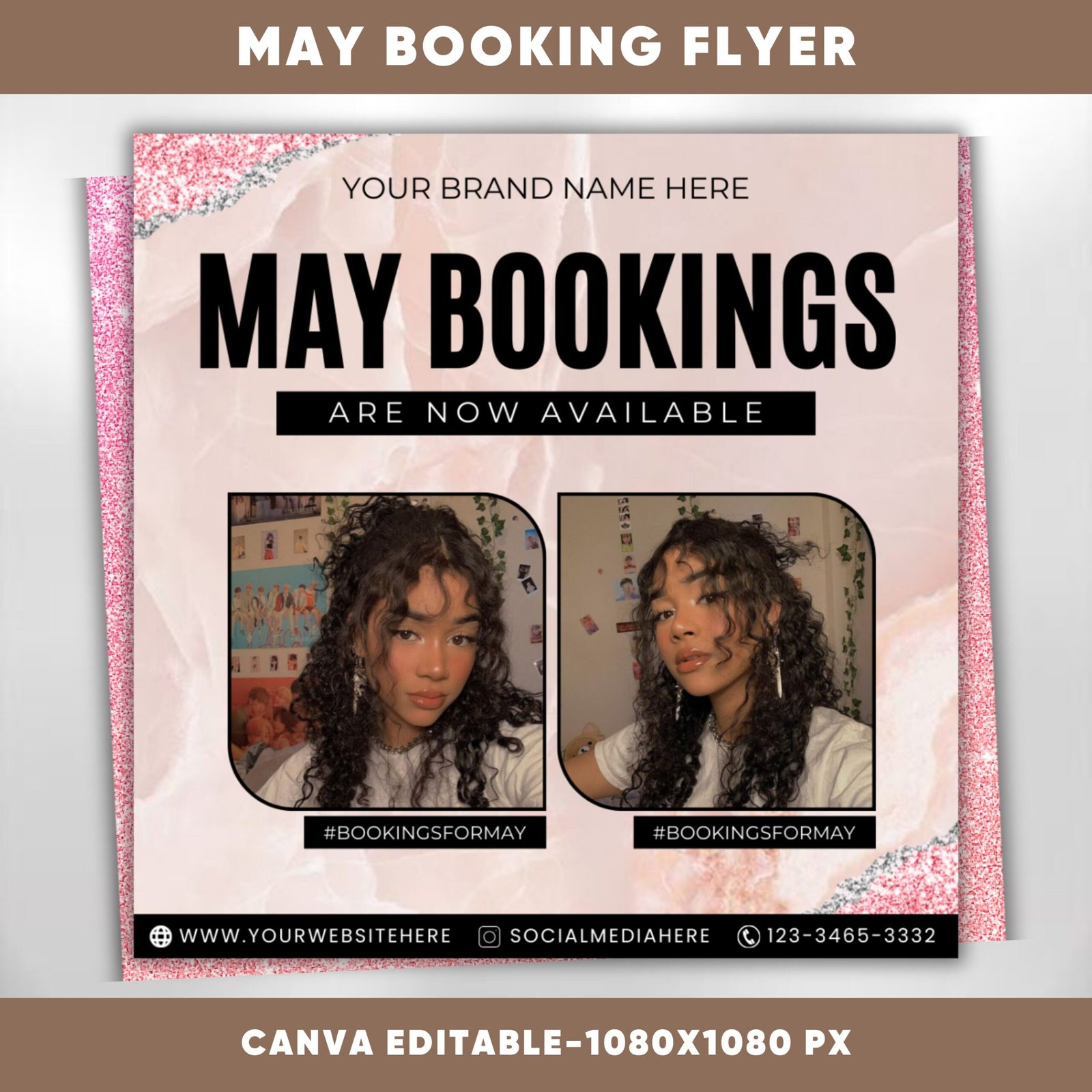 Mother's day Hair Lash MUA Sale flyer May