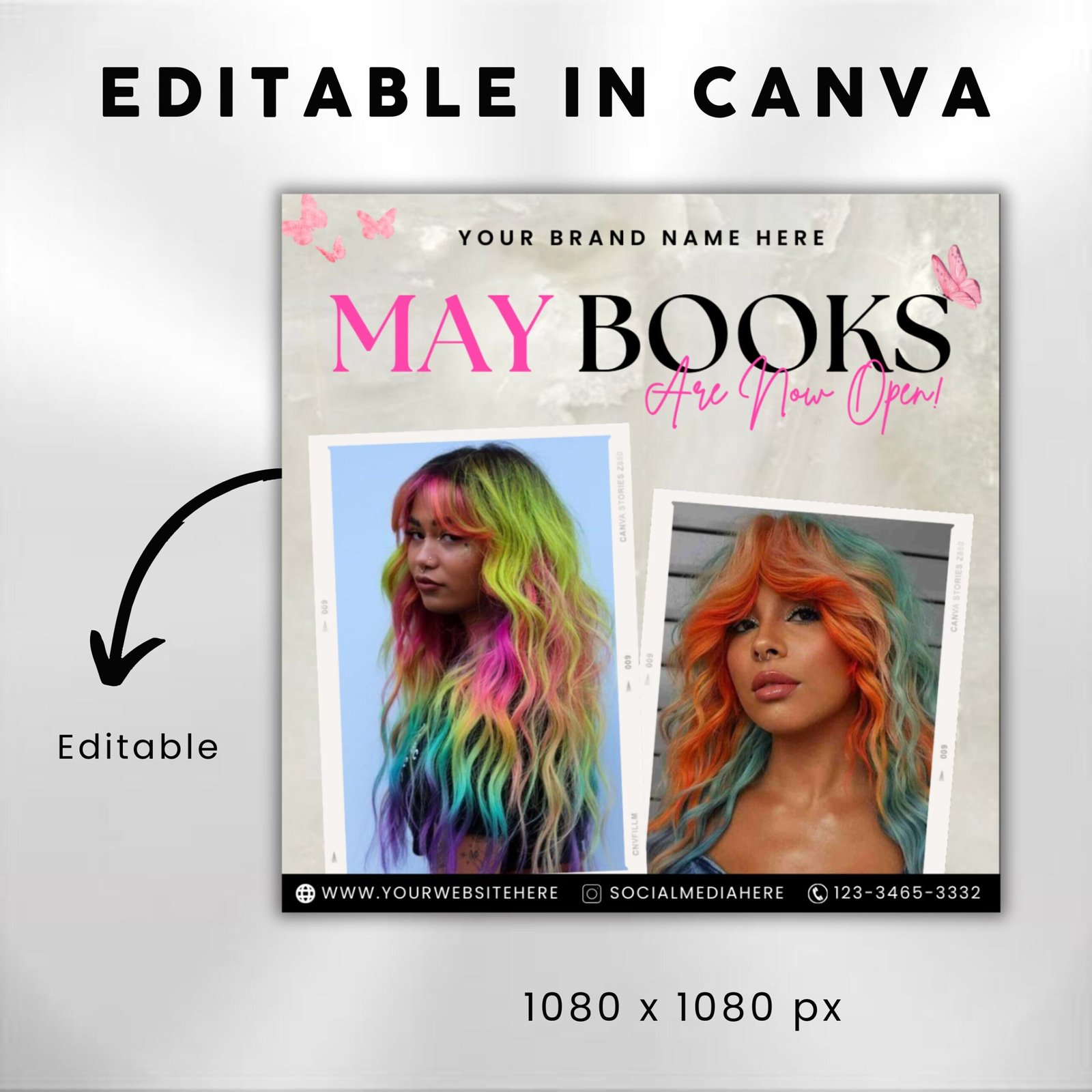 Mother's day Hair Lash MUA Sale flyer May - Image 3