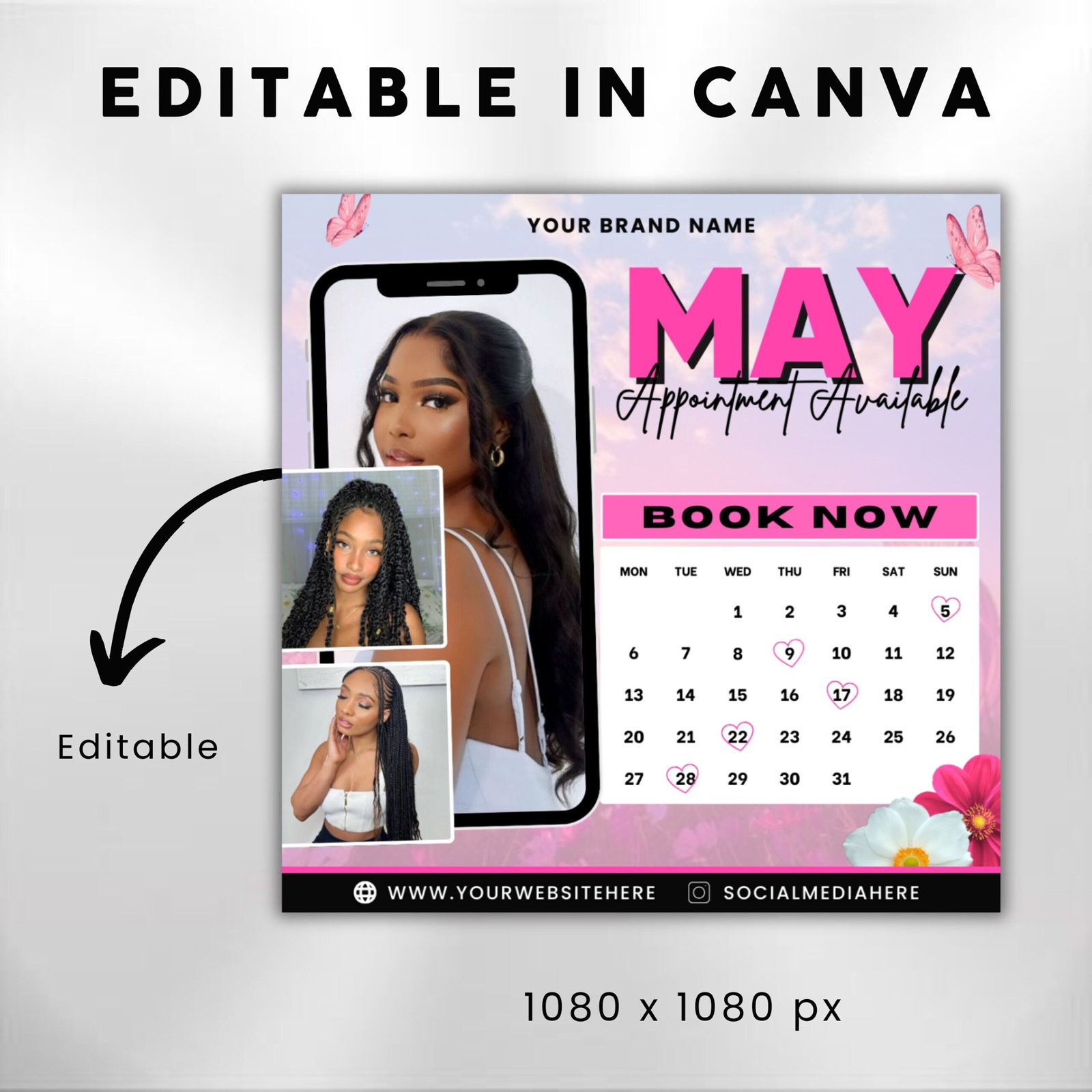 Mother's day Hair Lash MUA Sale flyer May - Image 3