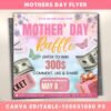 Mothers Day Flyer Raffle DIY Book Now Appointments