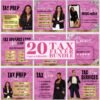 Tax Prep Bundle Editable Tax season Flyer Tax