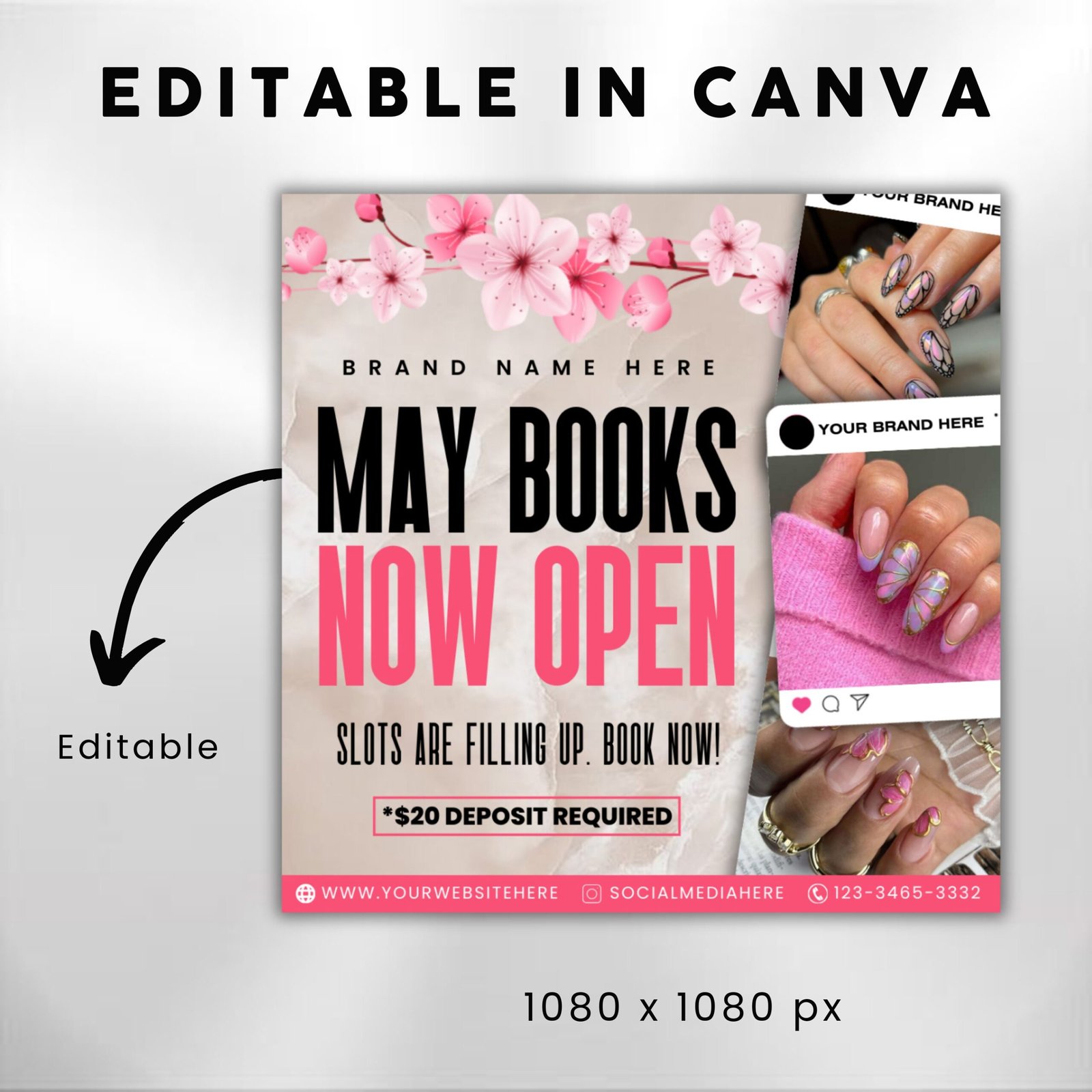 Mother's day Hair Lash MUA Sale flyer May - Image 3