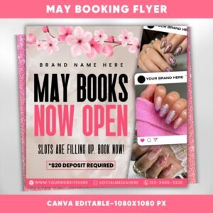 Mother's day Hair Lash MUA Sale flyer May