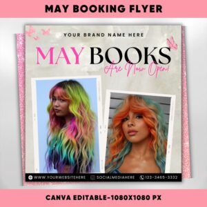 Mother's day Hair Lash MUA Sale flyer May