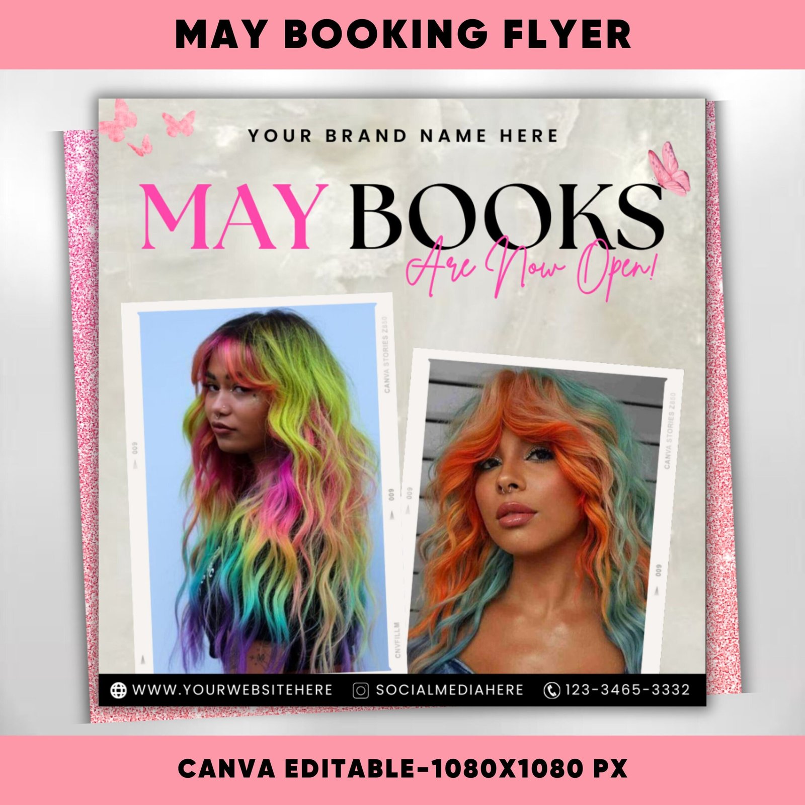 Mother's day Hair Lash MUA Sale flyer May