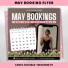 Mother's day Hair Lash MUA Sale flyer May