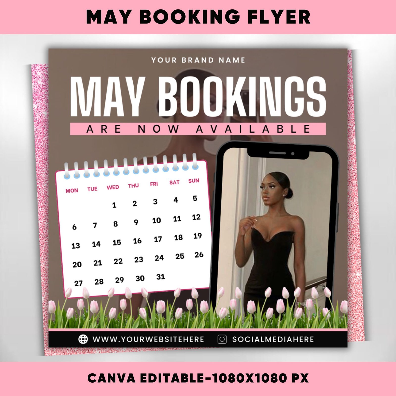 Mother's day Hair Lash MUA Sale flyer May